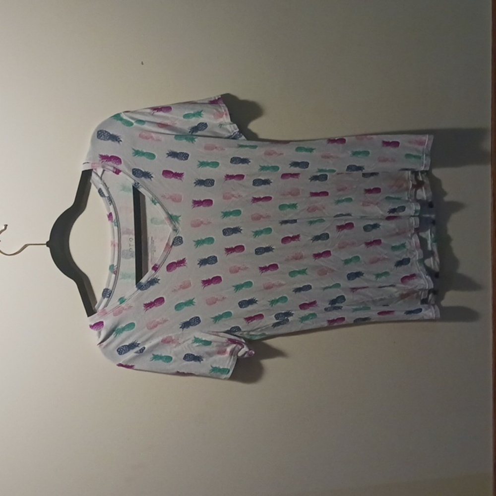 Fun Grey Pinapple Shirt